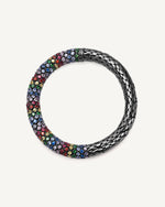 180 Black Rainbow Twister Luxe Bracelet