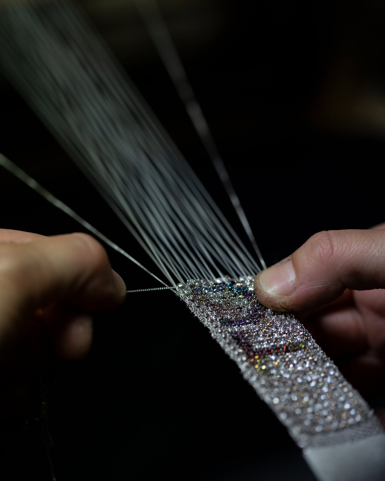 The making of a bespoke Color Field bracelet in our Florentine Atelier