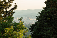 Landscape of Florence, taken from the hills of Fiesole.