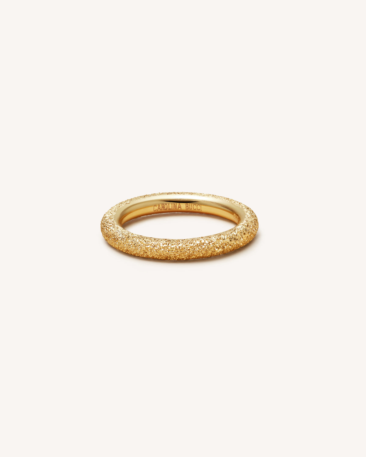 Florentine Finish Thick Ring | Carolina Bucci