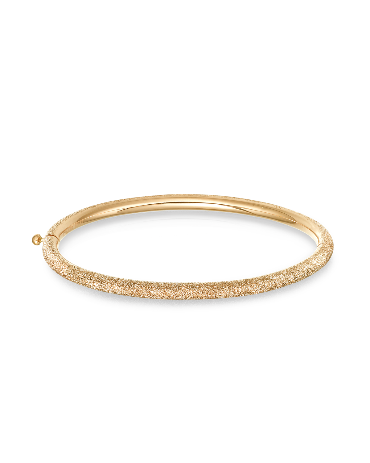 Florentine Finish Thick Bangle | Carolina Bucci