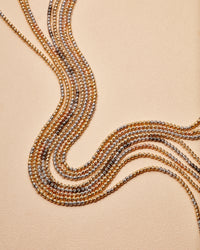 Carolina Bucci 18k gold Discoball chains and bracelets