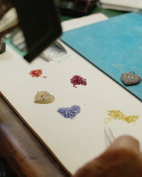 Making of Carolina Bucci's Cuore collection in our Florence atelier.