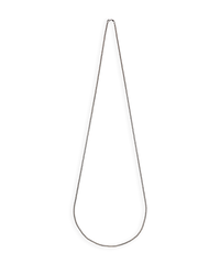 18k black gold 90 cm discoball necklace on white background