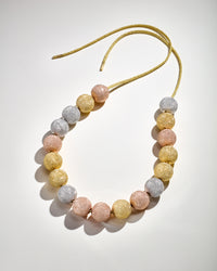 18k yellow, white and rose downtown gramercy necklace on white background
