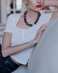 Classic All Gold 4cm Woven Bracelet