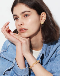 FORTE Got Lucky Florentine Finish Cuore Single Earring