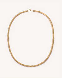 Florentine Finish Long Beaded Necklace