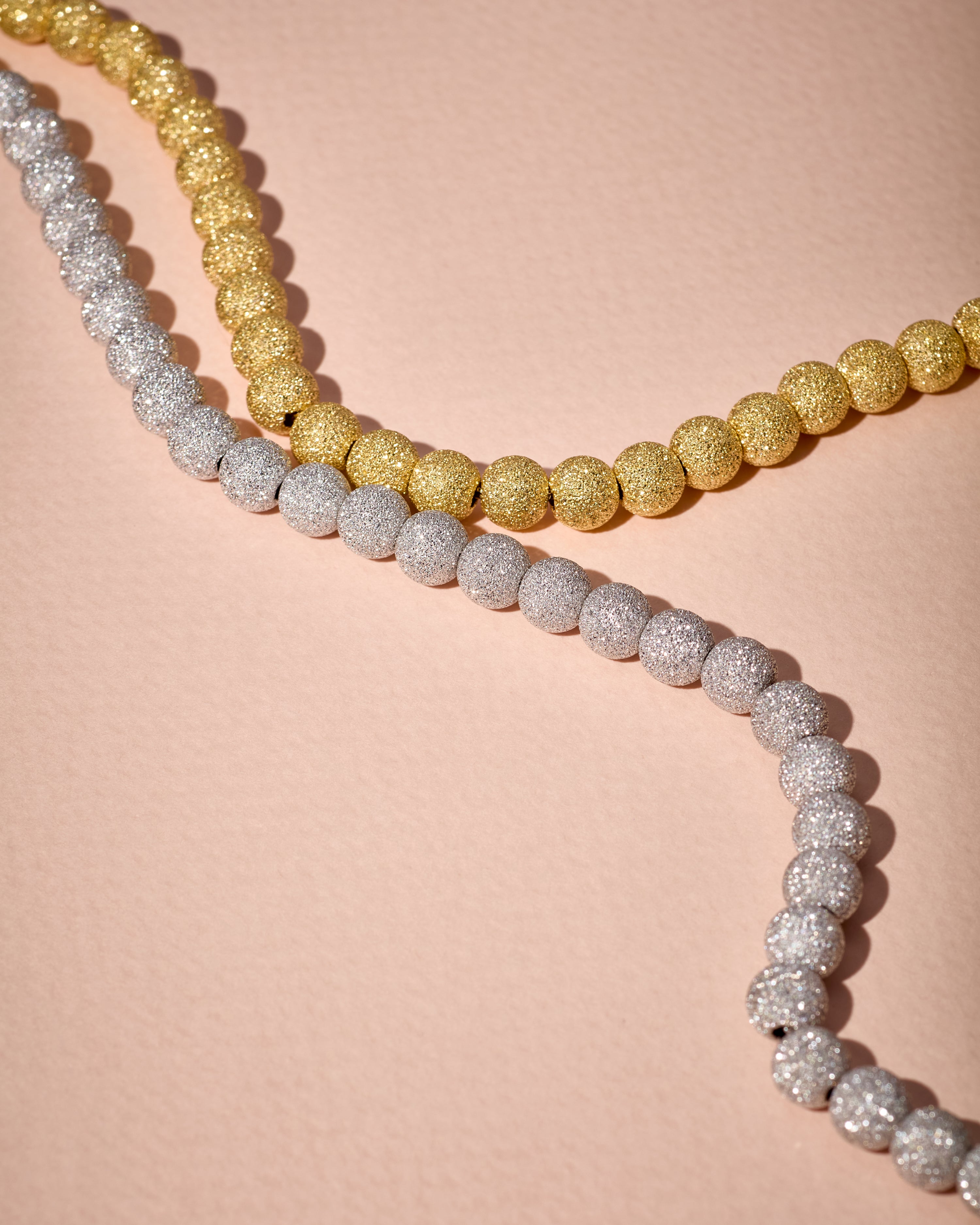 Florentine Finish Short Beaded Necklace | Carolina Bucci