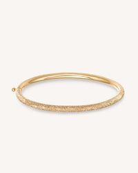 Florentine Finish Thick Bangle