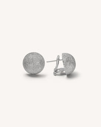 Florentine Finish Medium Button Studs With Clip