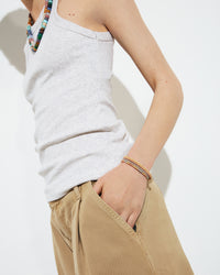 Florentine Finish Open Beaded Bracelet