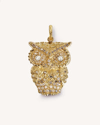 Diamond Pavé Gitane Owl Pendant