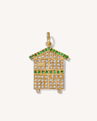 18k yellow gold cabina pendant