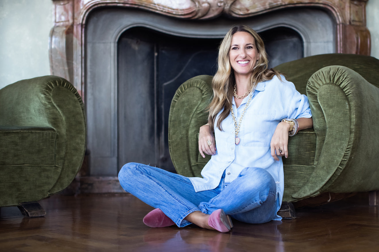 Carolina Bucci wearing an 1885 Links necklace, Twister Luxe bracelets and the limited edition Royal Oak Carolina designed in collaboration with Audemars Piguet.