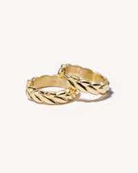 Patinato Finish EveryDay Huggy Earrings