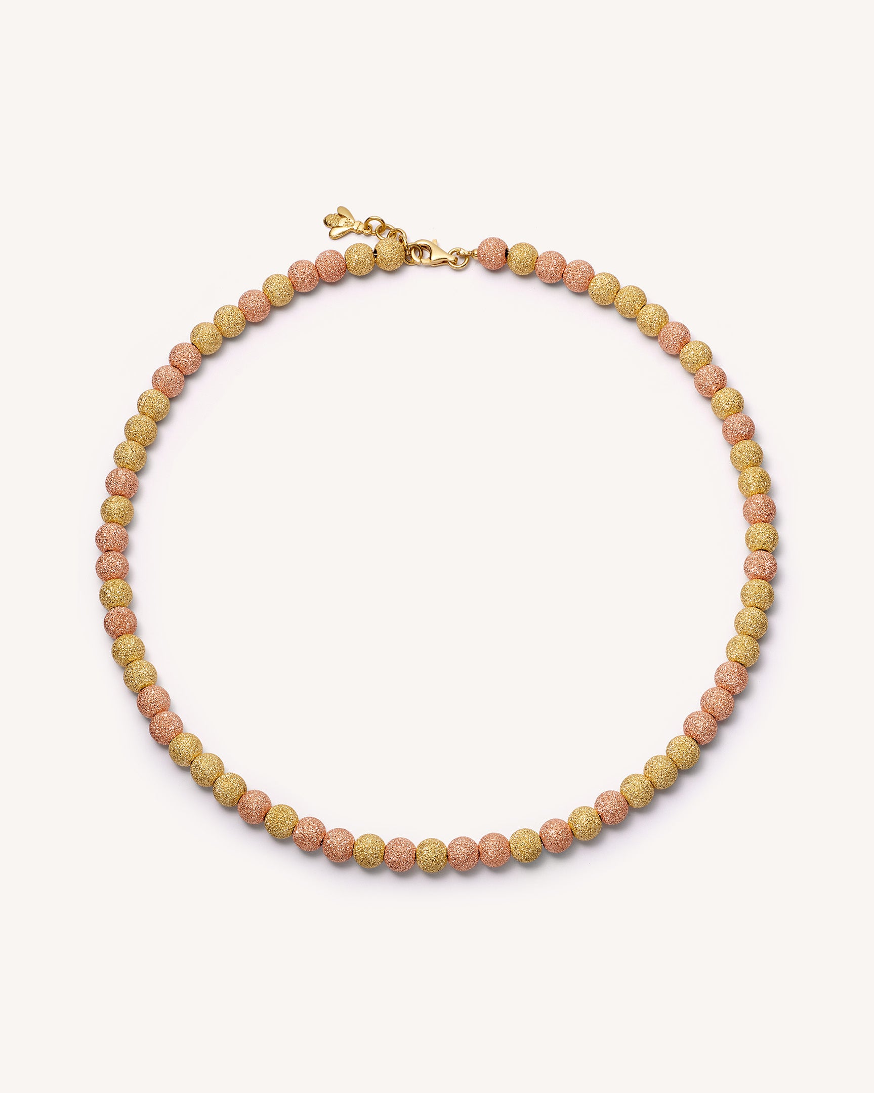 Florentine Finish Short Beaded Necklace | Carolina Bucci