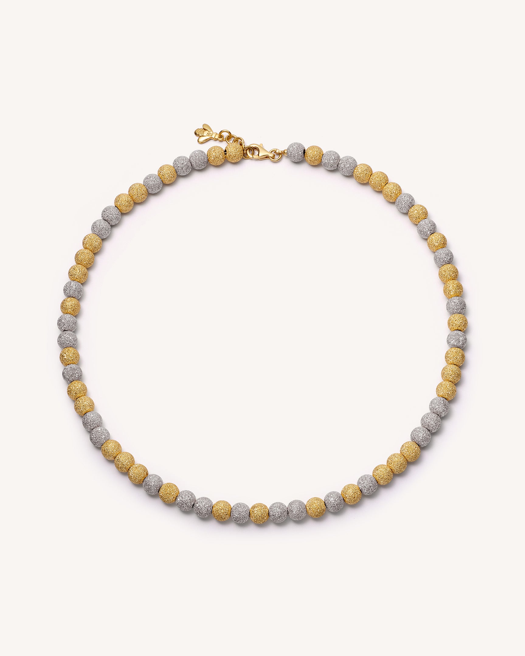 Florentine Finish Short Beaded Necklace | Carolina Bucci