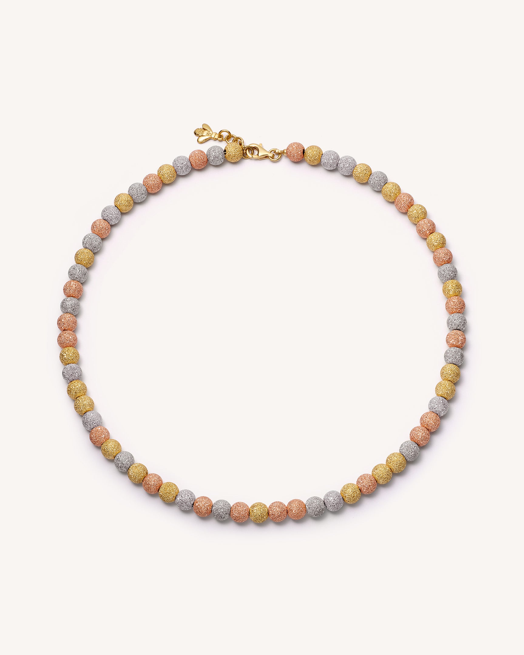 Florentine Finish Short Beaded Necklace | Carolina Bucci