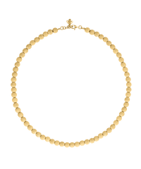 Florentine Finish Short Beaded Necklace