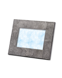 18k black florentine frosted finish gold small frame on white background