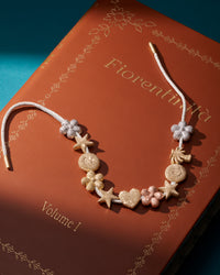 18k florentine frosted finish gold forte got lucky bead bracelet