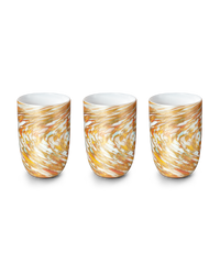 Laguna B Murano Glass Sunshine set in white background