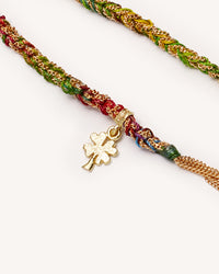 Lucky SuperLucky Necklace with Four Leaf Clover Charm