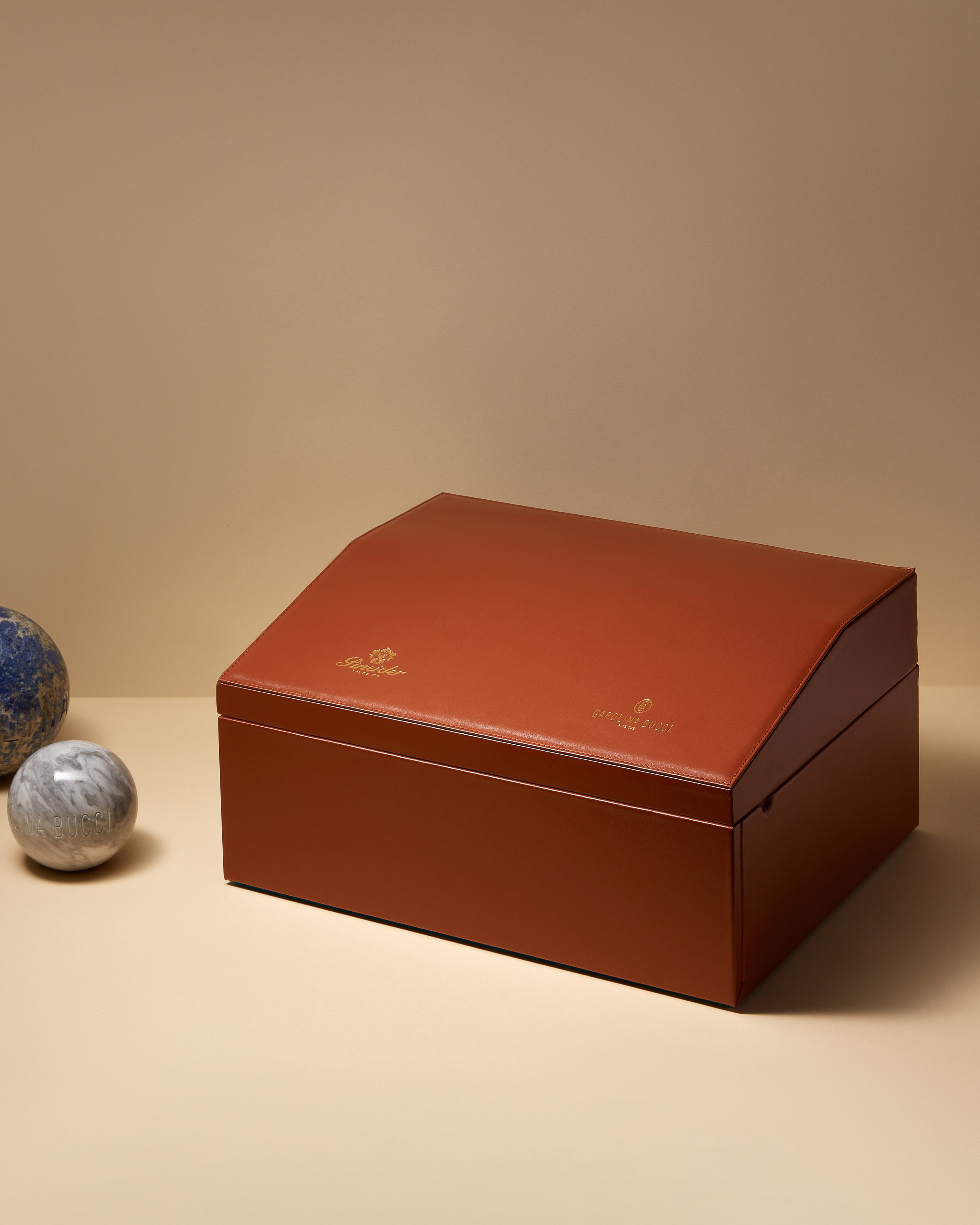 CAROLINA BUCCI + Pineider レザー ジュエリーボックス Pineider Jewellery Box | Carolina Bucci