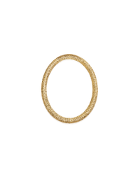 Florentine Finish Large Oval Link