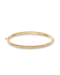 Florentine Finish Thick Bangle