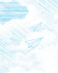 paper plane illustration