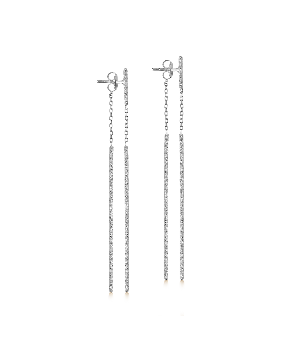 Florentine Finish Double Magic Wand Earrings | Carolina Bucci