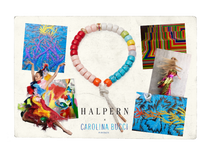 Halpern Forte Beads bracelet postcard front on white background