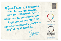 Saloni forte beads bracelet Postcard back